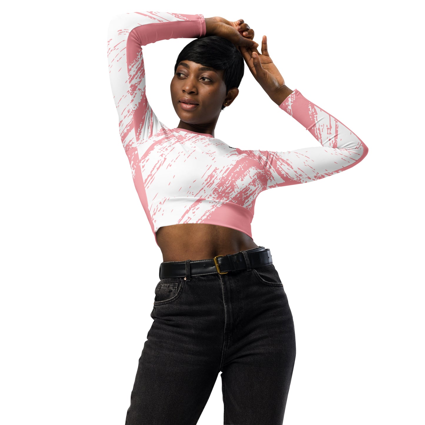 Langarm Crop Top