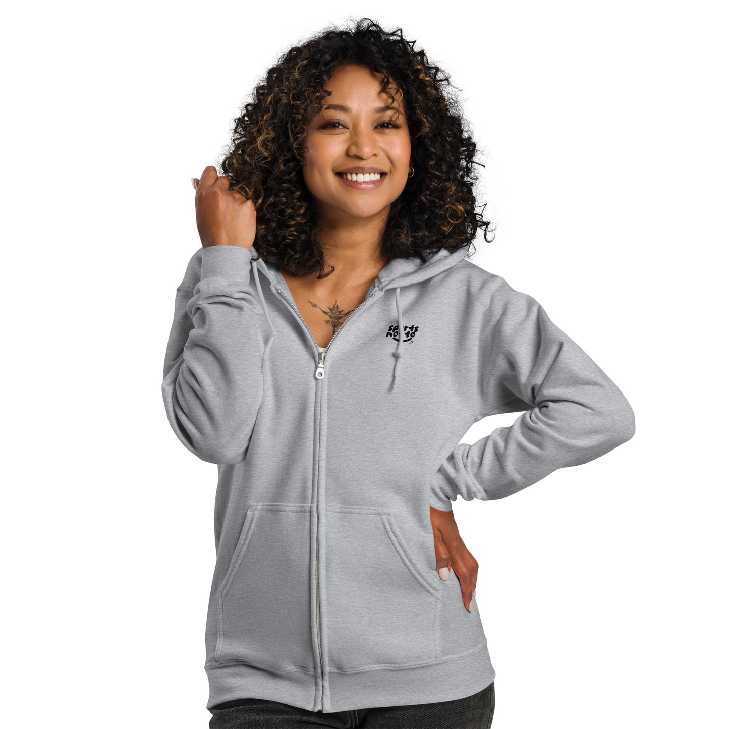 Unisex Heavy-Blend Zip Hoodie (Logo)