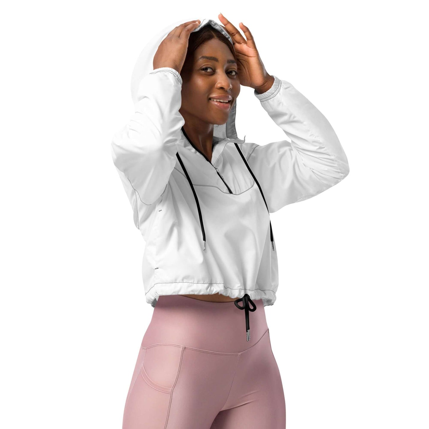 Bauchfreier Windbreaker für Damen