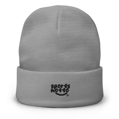 Bestickte Beanie