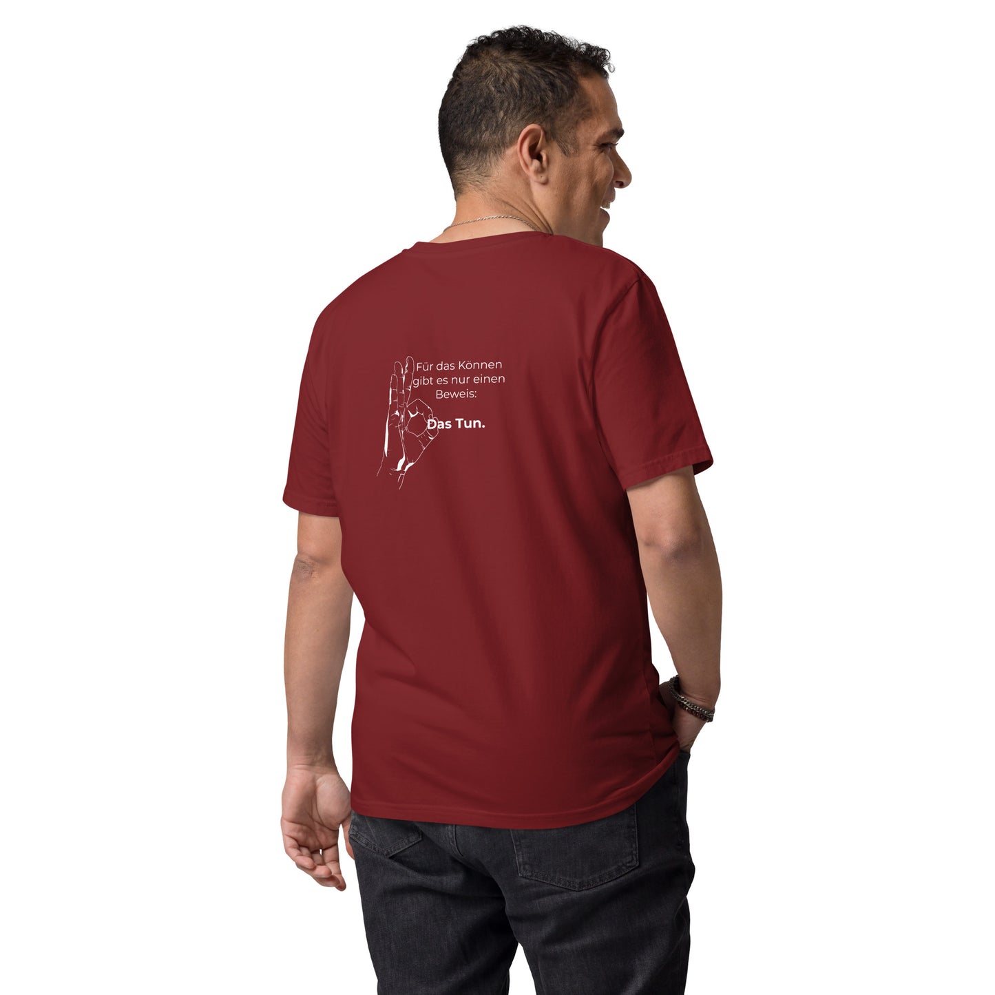 Unisex-Bio-Baumwoll-T-Shirt (Beweis)