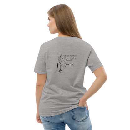 Unisex-Bio-Baumwoll-T-Shirt (Beweis)